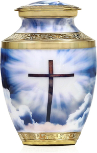 Urnas de cremación de latón decorativas para cenizas de adultos, urnas hechas a mano para hombres y mujeres, urnas decorativas, urnas funerarias - Product Image 5