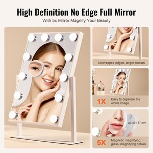 Per Hollywood Vanity 5X ingrandimento 16.1x11.8 in specchio per il trucco con luci - Product Image 3