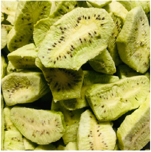 Venta al por mayor de fábrica: Rodajas de kiwi orgánicas 100% naturales, deshidratadas al vacío, envasadas al vacío, snack ácido. - Product Image 1