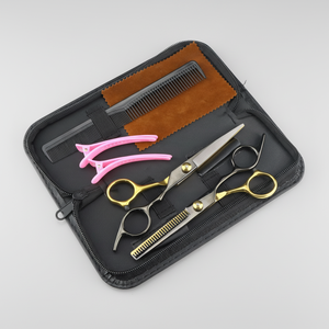 OEM Stainless Steel Multicolor Beauty Hairdressing <b>Shear</b> <b>Tool</b> for Men's Barber and Thinning Hair Scissors Kit - Product Image 1
