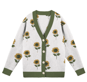 Cardigan classique respirant à col en V pour homme, pull en tricot rayé style universitaire, cardigan boutonné style scolaire pour homme - Product Image 3