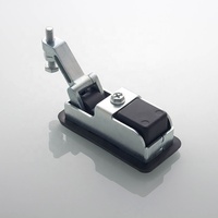 Loquet à bouton poussoir pour panneau électrique de camion Hengzhu MS6018Z-2-1, serrure de porte en alliage de zinc, serrure à levier de compression