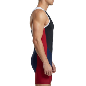 Uniforme de Rame Personnalisé pour Hommes en Maille avec Impression par Sublimation, Ensemble de Sport OEM pour Hommes, Tenue de Rame Sans Manches pour Hommes, Uniforme de Compétition de Rame - Product Image 4