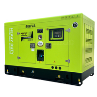 Generador Diésel Inteligente Silencioso de 20kW 25kW 30kW 35kW 40W 50kW, Refrigerado por Agua, de Alta Potencia, con Alternador de Cobre Puro