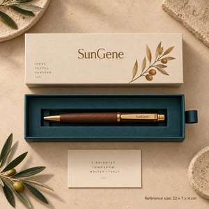 กล่องบรรจุภัณฑ์กระดาษแบบมีลิ้นชักสั่งทำพิเศษ SunGene Scribe Grove สำหรับปากกาหนังพรีเมียม - Product Image 5