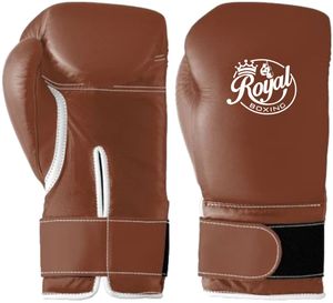 Gants de boxe pour entraînement professionnel, sparring et vente en gros, gants de compétition professionnels en cuir véritable avec fermeture velcro - Product Image 1
