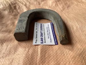 Manche de canne en corne de buffle non finie, forme de nez, idéal pour la création personnalisée et la fabrication artisanale de cannes - Product Image 2