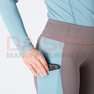 Leggings d'équitation pour femmes avec grip en silicone, taille haute, tissu extensible respirant, vêtements de performance équestre - Product Image 3