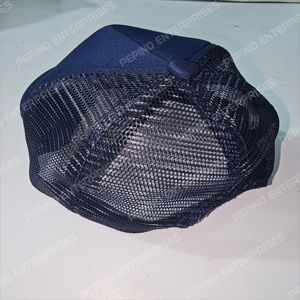 Gorra Trucker Azul Marino con Bordado de Leopardo, Malla de Sarga en la Parte Trasera, 5 Paneles, Ajustable, Unisex, Casual, para Viajes, 100% Poliéster - Product Image 2