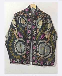 Chaqueta Bordada Suzani de Algodón Estilo Boho, Ropa de Boutique para Mujer Hecha a Mano, Fabricante, Exportador, Proveedor Mayorista - Product Image 3