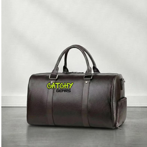 Vintage <b>Leather</b> Duffle <b>Bag</b> for <b>Men</b> Large Travel Weekend <b>Bag</b> Genuine Full Grain <b>Leather</b> Gym & Overnight <b>Holdall</b> Luggage - Product Image 6