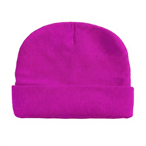 Gorro Unisex de Color Sólido, 100% Acrílico, Tejido, para Invierno, para Adultos, Uso Casual, Circunferencia de Cabeza 56-58CM - Product Image 3
