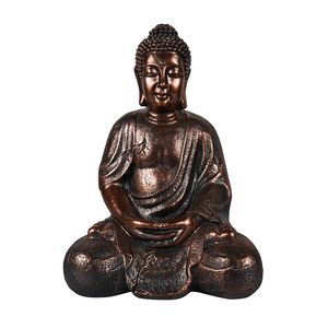 Escultura de Buda Zen de 16.1 Pulgadas para Interiores/Exteriores, Elegante Estatua para Decoración del Hogar, Patio, Terraza o Jardín - Product Image 1
