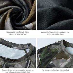 T-shirt à manches longues camouflage personnalisé pour homme, sublimation intégrale, léger, camouflage premium, pour la chasse - Product Image 4