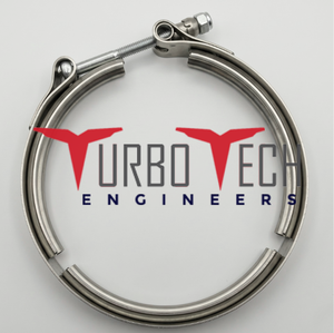 V BAND <b>CLAMP</b> 3626944 3029631 SUITABLE FOR CUMMINS ENGINE KTA19 KTA38 KTA50 QSK19 QSK38 - Product Image 2