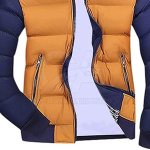 เสื้อแจ็คเก็ตผู้ชายสำหรับอากาศหนาว  ไซส์ผู้ใหญ่  เสื้อแจ็คเก็ตลำลองสำหรับฤดูหนาว  แบบมีฮู้ดขนเฟอร์เทียม ให้ความอบอุ่น - Product Image 6