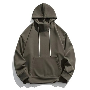 Sweat-shirts à capuche en coton uni surdimensionnés sur mesure pour hommes, pull-overs en gros grandes tailles, sweats à capuche et sweat-shirts pour hommes - Product Image 6