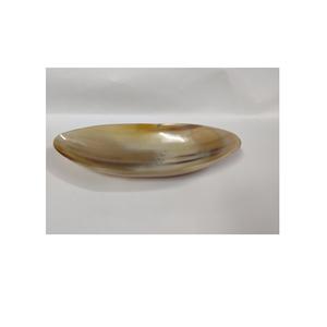Bol de service en corne de vache pour la maison à prix avantageux, bol à collation en corne de qualité supérieure de forme ovale pour la cuisine et la table à prix abordable - Product Image 1
