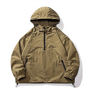 Veste coupe-vent en polyester écologique au design personnalisé, camouflage, streetwear, moto, randonnée, séchage rapide, veste en polyester pour homme, automne - Product Image 1