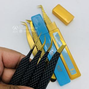 Pince à épiler d'extension de cils en acier inoxydable pointu de haute qualité OEM - Product Image 6