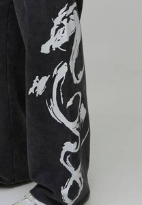 Jogging personnalisés pour hommes imprimés DTF, mélange de coton, pantalons de survêtement de qualité supérieure, tissu respirant et doux, fabrication OEM et ODM - Product Image 5