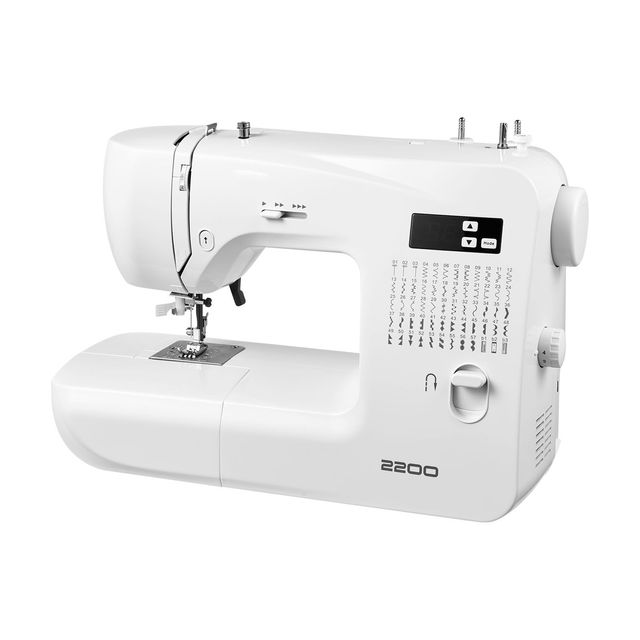 OURS Heavy-Duty Metal Frame Digital Electric Sewing Machine Model D0100X32F2X 60 Stitch Applications LED Screen Foot Pedal Light