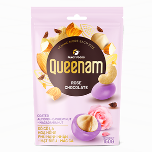 Massive Wholesale Supplier Shipping Global Rose <b>Chocolate</b> Coated <b>Almond</b> Cashew Macadamia Nuts 150G HALAL OEM/ODM Candy Snacks - Product Image 1