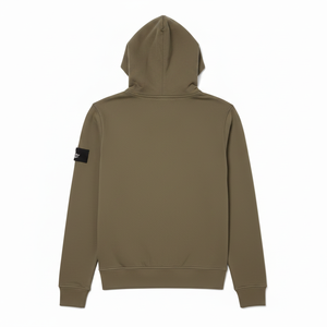 Sudadera con capucha Stone Spring New Wash Water Monkey Craft Lovers, 100% algodón, holgada, larga, con estampado digital, con cuentas, ecológica - Product Image 2