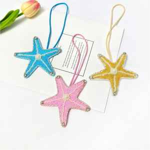 กระเป๋าปักลายลูกปัดทำมือกระเป๋าพวงกุญแจของขวัญลูกปัดหลากสีปักลายเสน่ห์สำหรับกระเป๋าถือ - Product Image 2