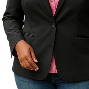 Blazer Clásico AKA de un Solo Botón para Mujer, Chaqueta Negra Entallada, Ropa Formal de Oficina, Prenda Griega para Hermandades, Abrigo Elegante de Moda - Product Image 4