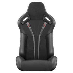 2 Sedili da Corsa Universali con Cuciture Rosse, Reclinabili, in Pelle PVC Effetto Carbonio, con Regolatore Schienale Non Incluso - Product Image 3