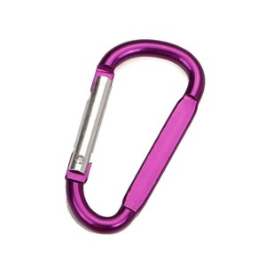YCX Llavero Colgante de Colores, Joyería con Logotipo Láser, Hebilla de Montañismo Plana de Aleación de Aluminio en Forma de D para Uso Exterior, Pequeño Mini - Product Image 6
