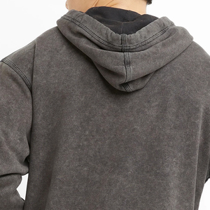 OEM Design Customized Acid Wash Hoodies Top Quality Street Style <b>Men</b> Acid Washed Hoodies Casual Wear Acid Wash Hoodies - Product Image 6