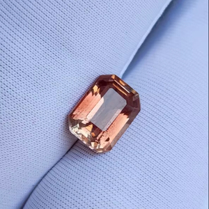 Pierre de soleil d'Oregon naturelle de qualité supérieure, couleur cuivrée orangée, forme octogonale, taille facettée pour la fabrication de bijoux, toutes formes et tailles disponibles. - Product Image 2