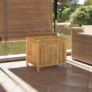Boîte de rangement en bambou pour patio de 23.6 \ "x 20,5 \" x 21,7 \" - Product Image 1