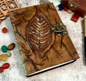 Antique En Cuir Journal Feuille Conception Rédaction Cahier Vierge Voyage Fournitures de Bureau Papeterie Papier Fait Main Ensemble Sketchbook - Product Image 1