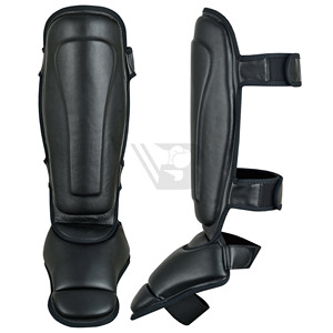 Protector de Piernas para MMA, Muay Thai, Kickboxing, Espinillera de Cuero, Mejor Vendida - Product Image 6