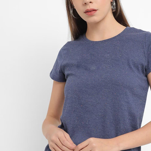 T-shirts pour femmes, nouvelle mode 2026, confortables, classiques, couleur unie, col rond, manches courtes, pour femmes - Product Image 4