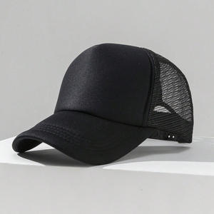 Gorra de camionero con tu propio texto, malla trasera, snapback, bordado personalizado, venta al por mayor de gorras. - Product Image 5