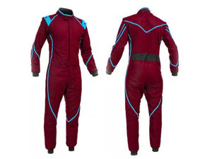 Traje de Carreras de Karting Transpirable, Resistente al Viento, Ignífugo, Impermeable, Estampado, Anti-UV, de Secado Rápido, 100% Poliéster, Talla Grande, Negro - Product Image 1