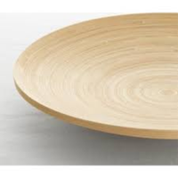 Panier rond/ovale pliable en bambou fait main, pour fruits, pain, en-cas, écologique, durable, biodégradable, tissé, pour le rangement