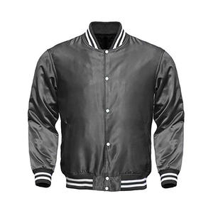 Blouson Bomber en Satin Personnalisé de Haute Qualité, Broderie Personnalisée, Réversible, Respirant, Style Urbain Hiver Extérieur - Product Image 6