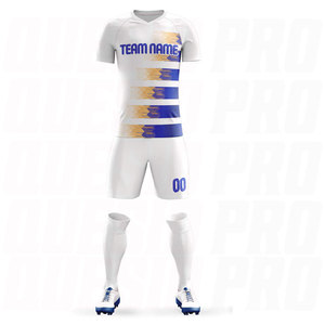 Sportswear Youth Soccer Uniform In Custom Sizes With Custom Logo Printing Professional Team Soccer Uniform Set For Clubs <b>Schools</b> - Product Image 1