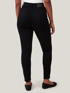 Jeans Anchos Elásticos Negros Transpirables de Tallas Grandes para Mujer, Diseño Personalizado OEM, Venta Caliente 2026 - Product Image 2