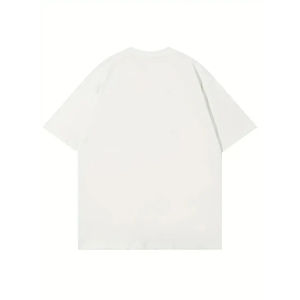 Camisetas de algodón 100% para hombre, estilo urbano, para uso diario, viajes, gimnasio, corte cropped, venta al por mayor, tela de rizo, peso pesado, bordado desgastado - Product Image 6