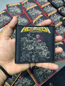 Écussons tissés personnalisés pour vêtements, chapeaux, sacs - Tissu en toile écologique avec forme de cœur, couleurs et logos personnalisés - Product Image 2