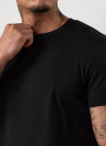 Camiseta de Punto con Logotipo Personalizado, Lisa, al por Mayor, 200g, Poliéster/Algodón, Impresión Digital, Transpirable, Precio de Fábrica - Product Image 3