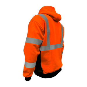 Nouveau sweat à capuche de travail réfléchissant haute visibilité de qualité supérieure pour la construction et la sécurité des travailleurs, vêtements de travail confortables pour hommes - Product Image 5