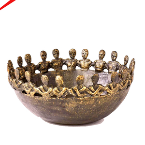 High Quality Silver Aluminum Eco-Friendly Party Serving Snack Bowl Classic Dining Table Decorative Bowls Home Decor - Product Image 5