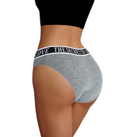 Braguitas Bikini Ajustables de Tallas Grandes para Mujer, Sexys, Suaves, Frescas, Transpirables, Antiarrugas, Estampadas o Lisas, con Logotipo Personalizado
